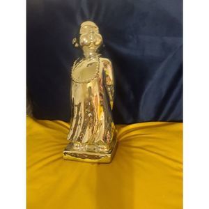 Oriental Furniture 12 in. Standing Prosperity Buddha Statue